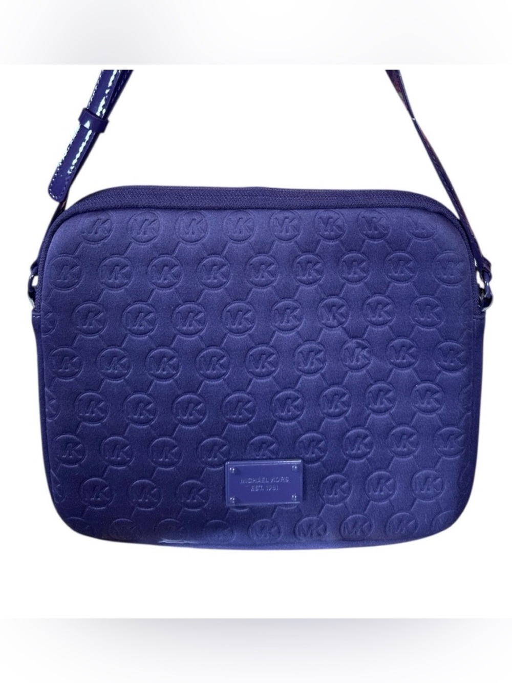 Michael Kors Neoprene Embossed Crossbody LIKE NEW